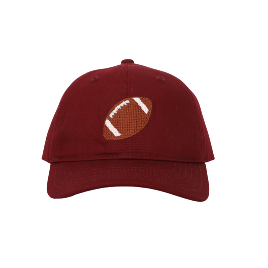 Football Hat - Dark Red