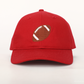 Football Hat -  Red