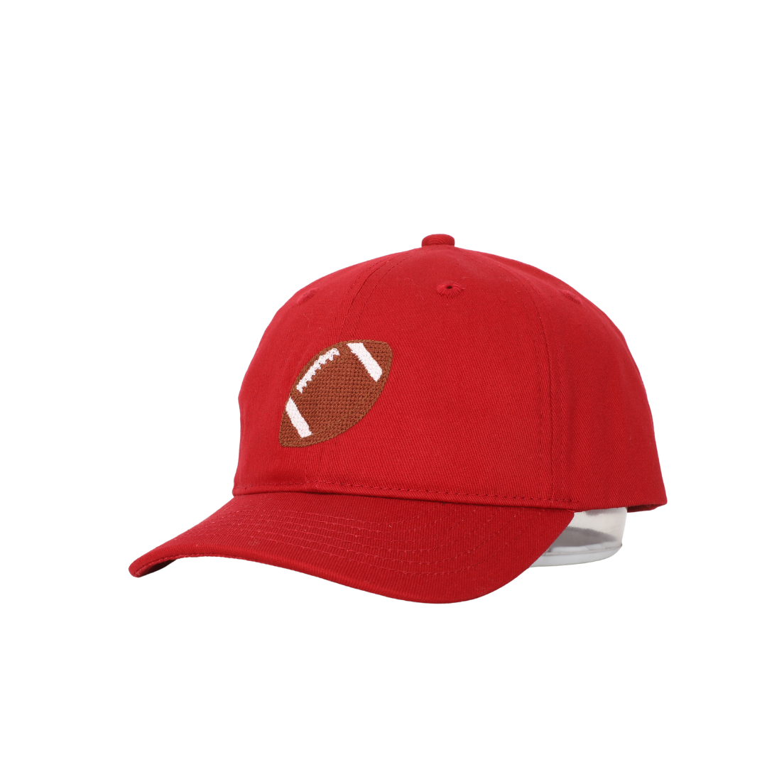 Football Hat Red Little Kideauxs